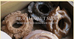 Desktop Screenshot of beachdonutshop.com